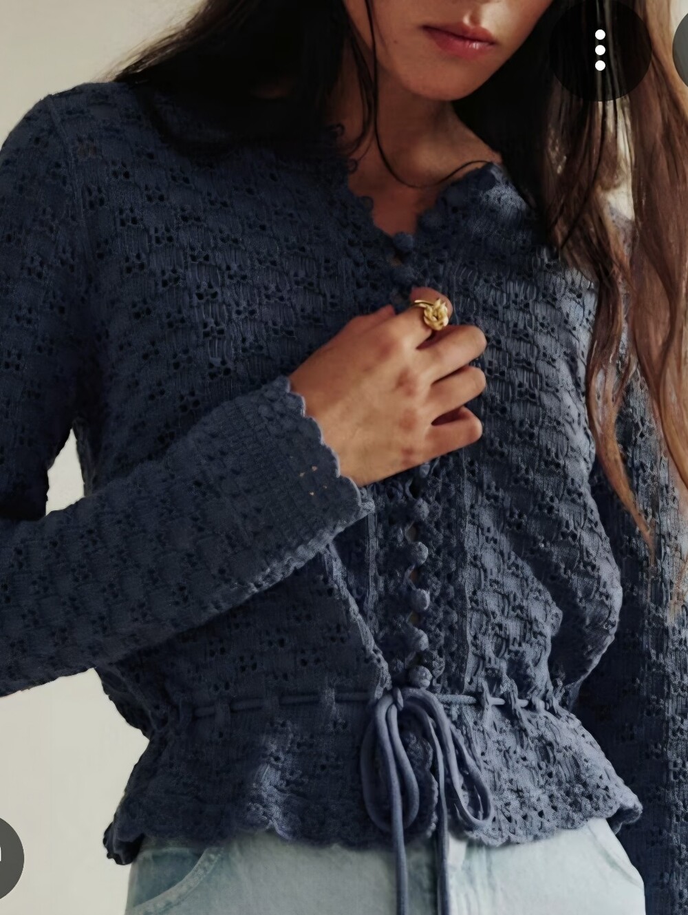 ISO Sezane Martie Cardigan.